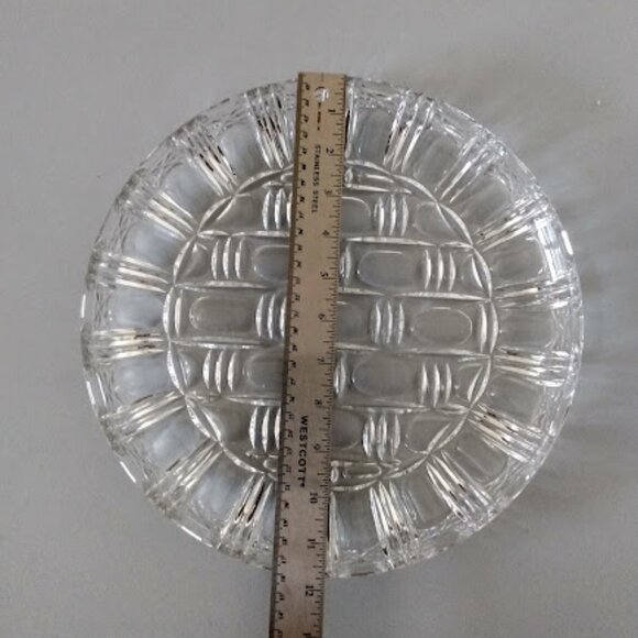 Beautiful Vintage 12” Laursitzer Crystal  Plate SEE DESCRIPTION - Picture 9 of 12